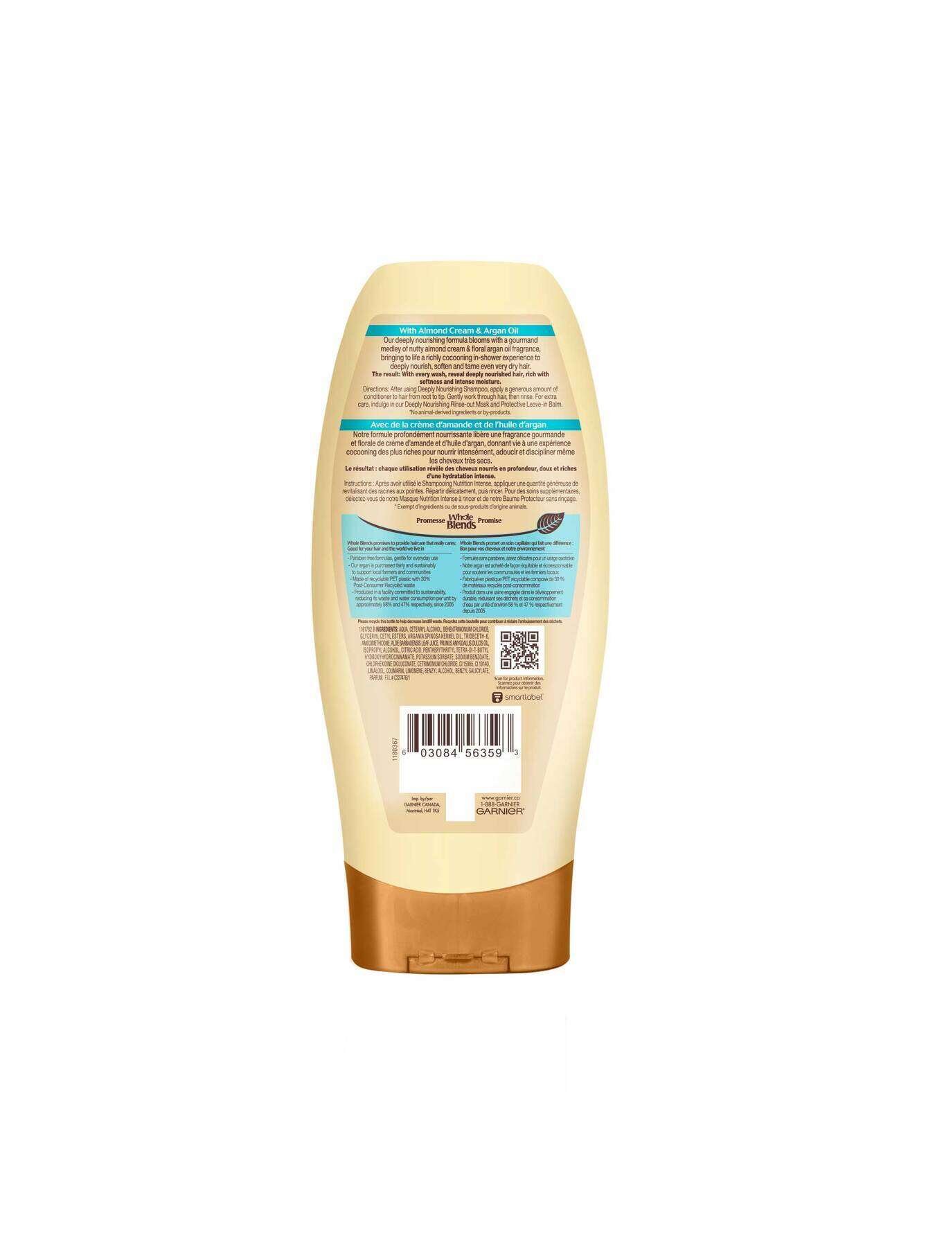 garnier hair conditioner whole blends almond argan riches conditioenr 370 ml 603084563593 t2